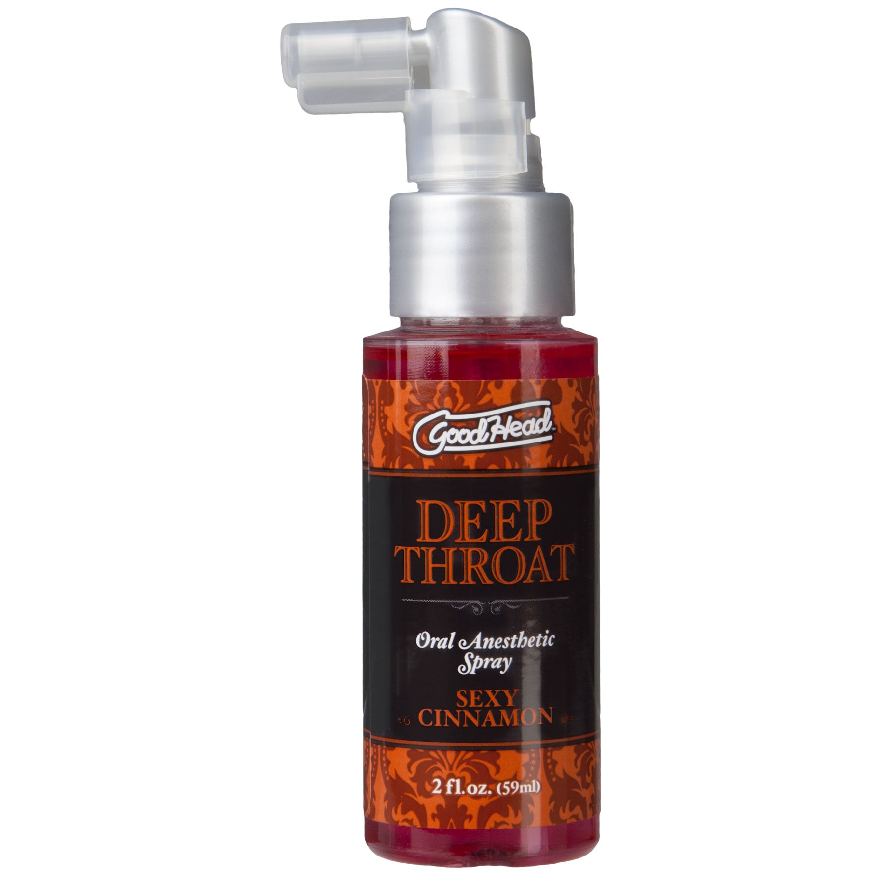 GoodHead Deep Throat Oral Anesthetic Spray 2 oz - Sexy Cinnamon