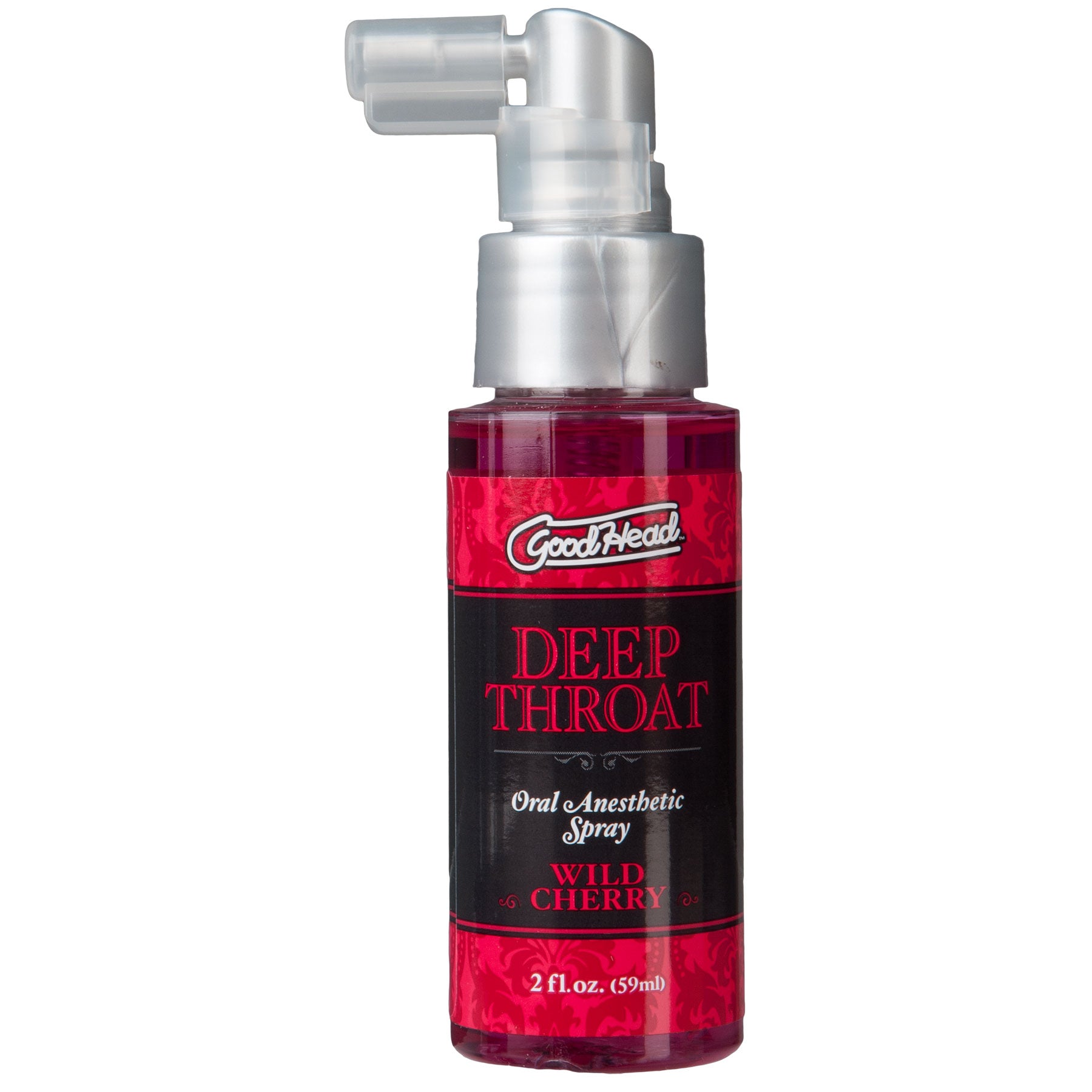 GoodHead Deep Throat Oral Anesthetic Spray 2 oz - Wild Cherry