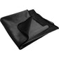 Fascinator Travel Throw Moisture-Proof Sensual Blanket - Microvelvet Black 53" x 36"