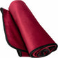 Fascinator King Size Throw Moisture-Proof Sensual Blanket - Microvelvet Merlot 80" x 76"