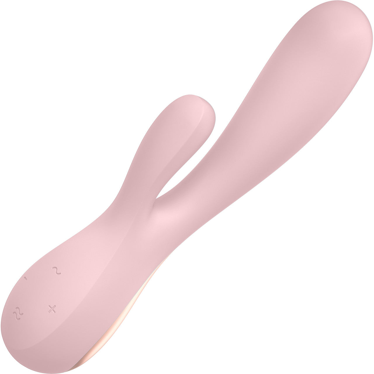 Satisfyer Mono Flex Rechargeable Waterproof App Enabled Rabbit Vibrator - Pink