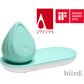 Evii Squishy Silicone External Vibrator With 2 Motors By Biird - Mint