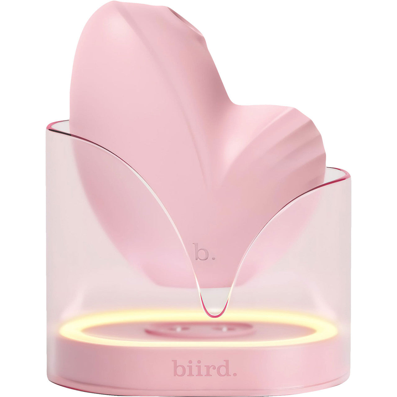 Namii Pressure Wave Clitoral Suction Stimulator With Vibration & Mood Light By Biird - Peach