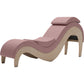 Liberator Supervio Luxury Chaise With Cuff Kit Restraints - Maple & Passion Pink