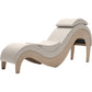 Liberator Supervio Luxury Chaise With Cuff Kit Restraints - Maple & Coyote