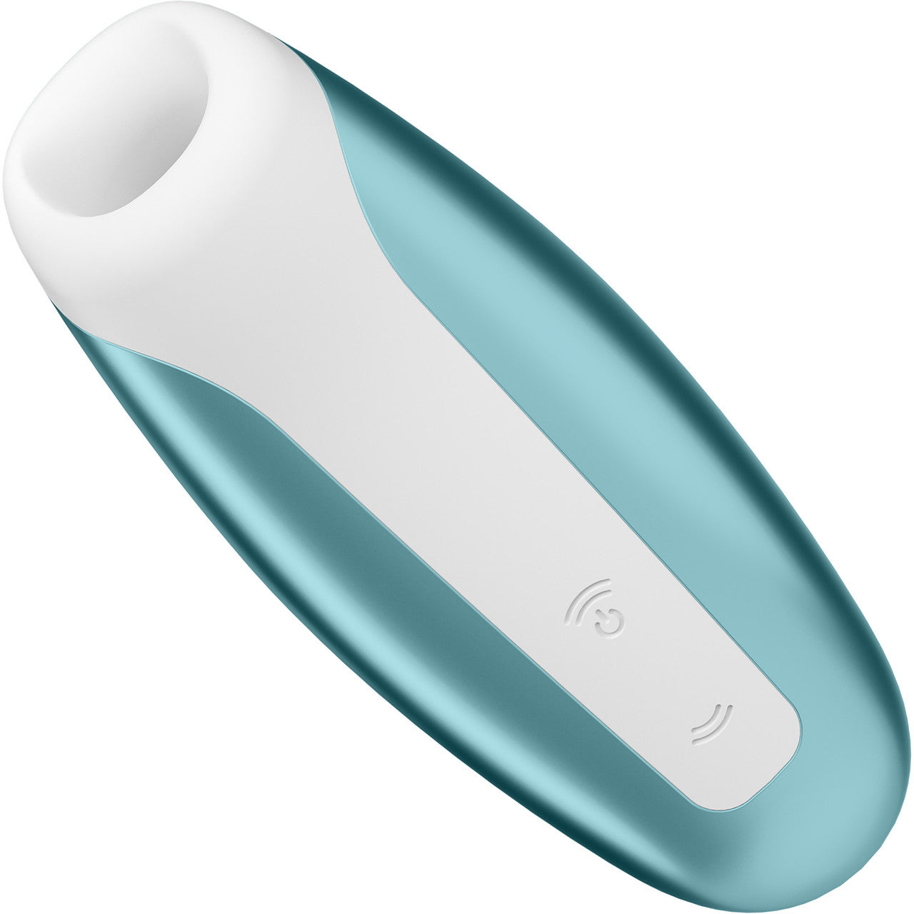 Satisfyer Love Breeze Pressure Wave Vibrating Rechargeable Waterproof Stimulator - Ice Blue