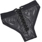 EM.EX. Fit Harness Silhouette Patent Corset Strap-On Harness By Sportsheets - Medium, Waists 25" to 28"