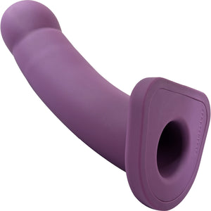 Merge Collection Banx 8" Silicone Sheath Hollow Dildo By Sportsheets - Plum