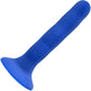 Please 5.25" Silicone Harness Compatible Dildo By Sportsheets - Blue