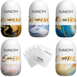 SVAKOM Hedy X Stroking Sleeve Set Penis Masturbator Variety Five Pack