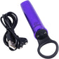 MERCI Power Play Rechargeable 20 Function Bullet Vibrator With Ring Handle By Doc Johnson - Violet