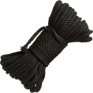 MERCI Bind & Tie 50 Foot Hemp Bondage Rope By Doc Johnson - Black
