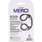 MERCI Restrain Hemp Wrist or Ankle Cuffs By Doc Johnson - Black