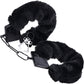 MERCI Fluff Cuffs Furry Handcuffs By Doc Johnson - Black 