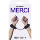 MERCI Fluff Cuffs Furry Handcuffs By Doc Johnson - Black 