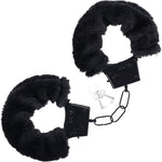 MERCI Fluff Cuffs Furry Handcuffs By Doc Johnson - Black 