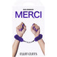 MERCI Fluff Cuffs Furry Handcuffs By Doc Johnson - Violet