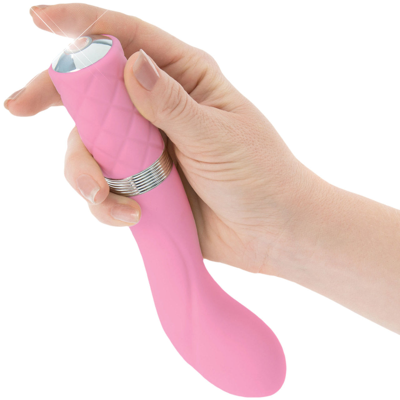 Pillow Talk Sassy Silicone Waterproof Rechargeable G-Spot Vibrator - Pink