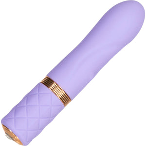 Pillow Talk Flirty Special Edition Silicone Waterproof Rechargeable Mini Vibrator - Purple & Rose Gold