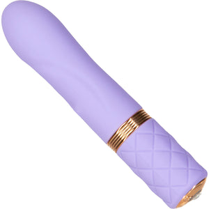 Pillow Talk Flirty Special Edition Silicone Waterproof Rechargeable Mini Vibrator - Purple & Rose Gold