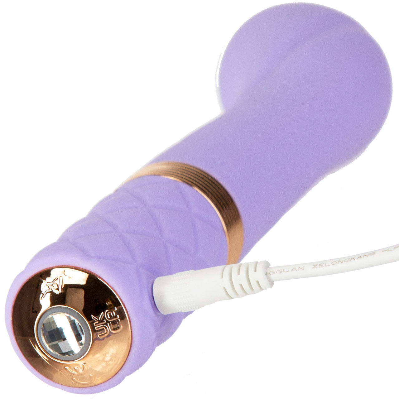 Pillow Talk Sassy Special Edition Silicone Waterproof Rechargeable G-Spot Vibrator - Purple & Rose Gold