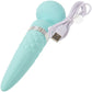 Pillow Talk Sultry Silicone Waterproof Rechargeable Wand Style Vibrator - Teal