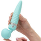 Pillow Talk Sultry Silicone Waterproof Rechargeable Wand Style Vibrator - Teal