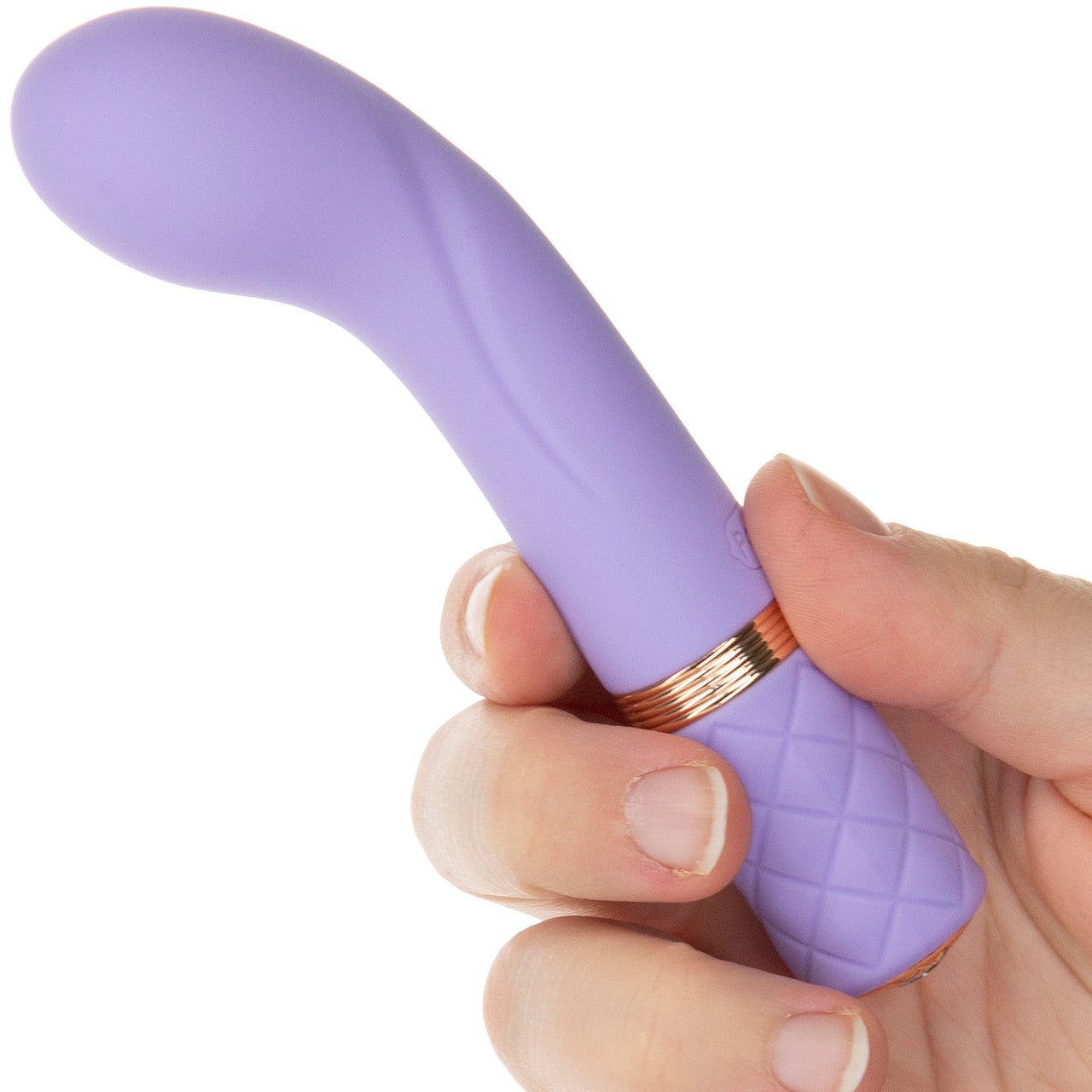 Pillow Talk Racy Special Edition Silicone Waterproof Rechargeable G-Spot Vibrator - Purple & Rose Gold