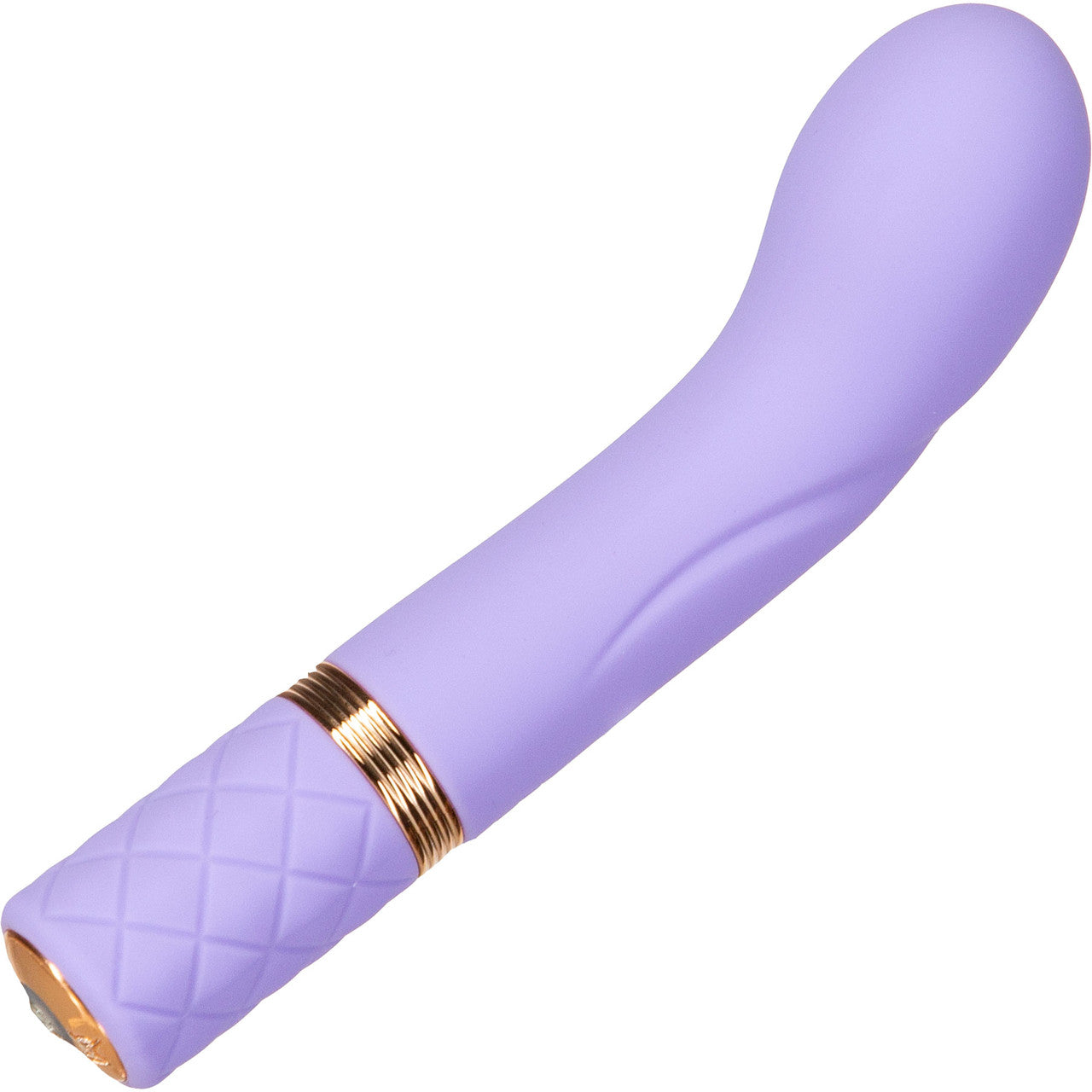 Pillow Talk Racy Special Edition Silicone Waterproof Rechargeable G-Spot Vibrator - Purple & Rose Gold