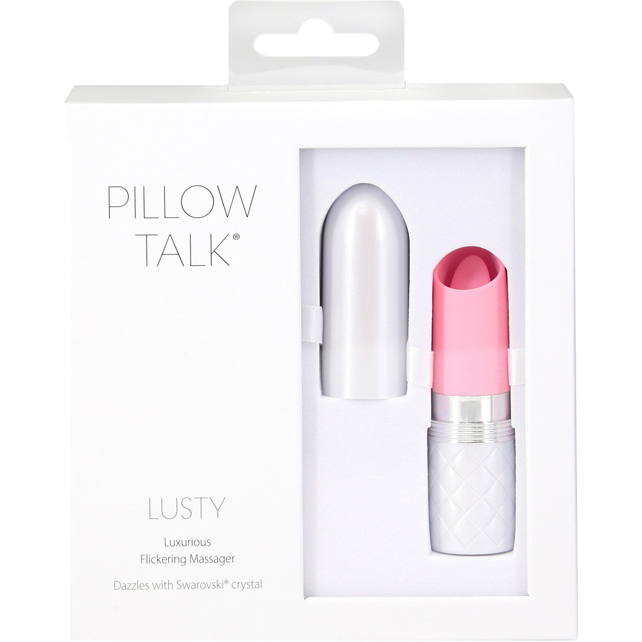 Pillow Talk Lusty Luxurious Rechargeable Silicone Flickering Massager - Pink