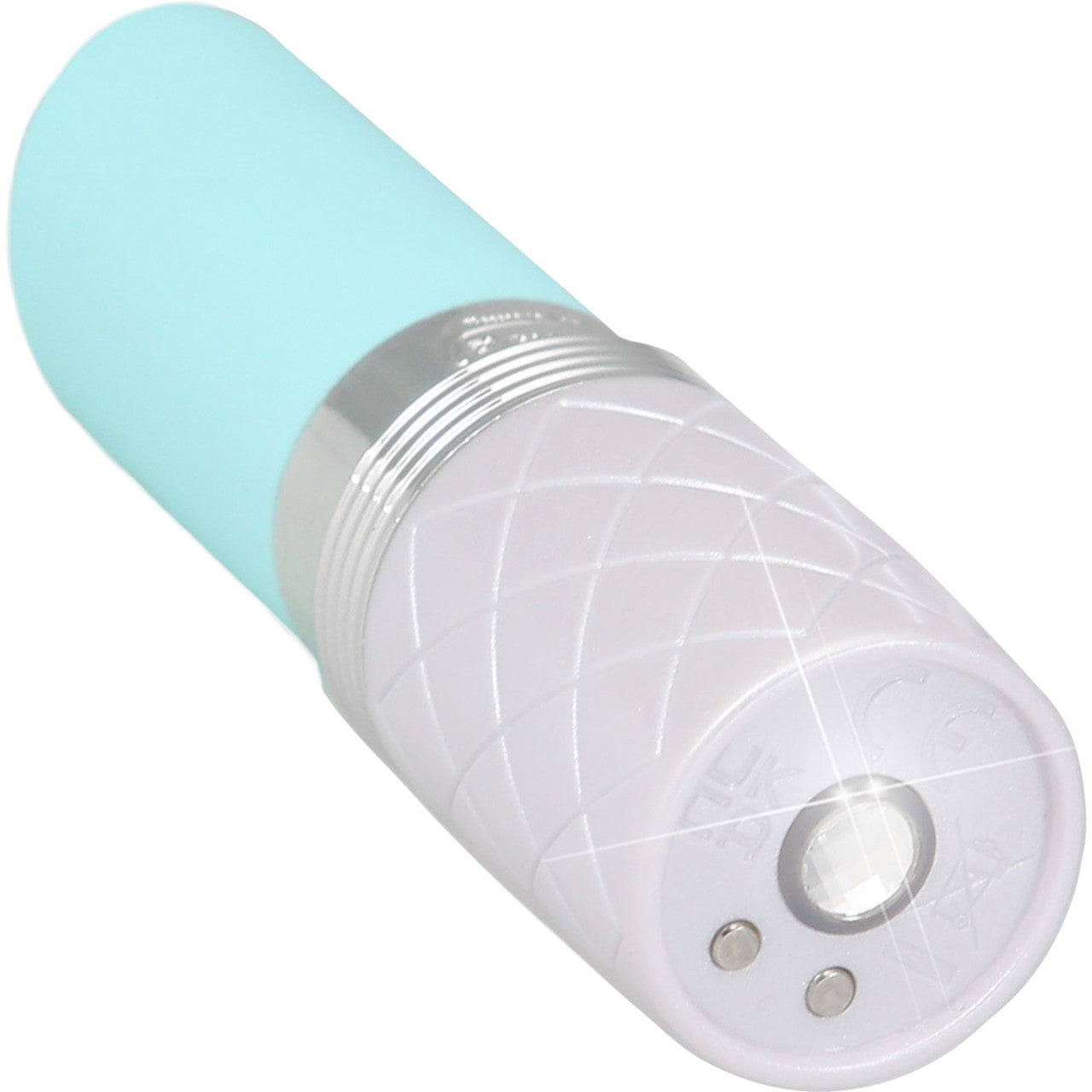 Pillow Talk Lusty Luxurious Rechargeable Silicone Flickering Massager - Teal