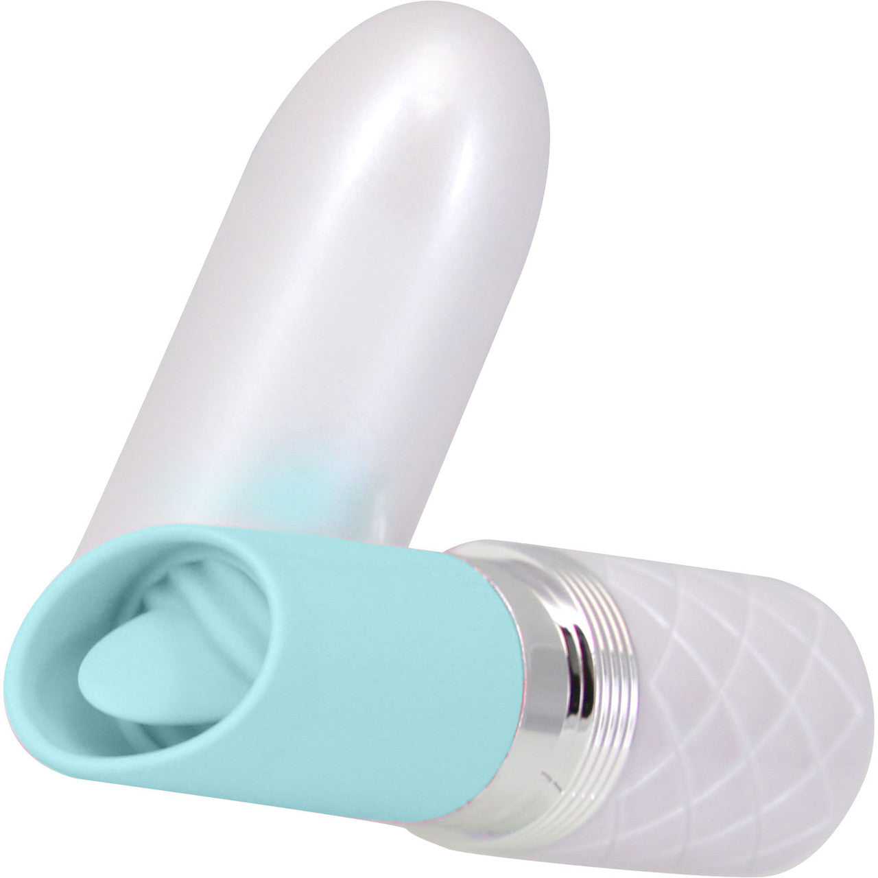 Pillow Talk Lusty Luxurious Rechargeable Silicone Flickering Massager - Teal