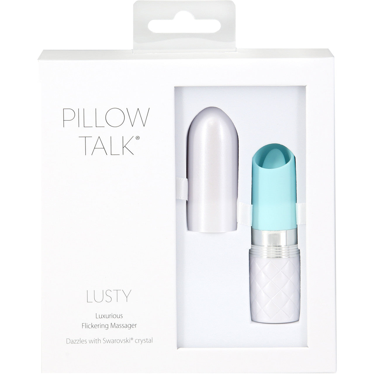 Pillow Talk Lusty Luxurious Rechargeable Silicone Flickering Massager - Teal