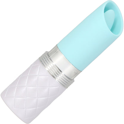 Pillow Talk Lusty Luxurious Rechargeable Silicone Flickering Massager - Teal