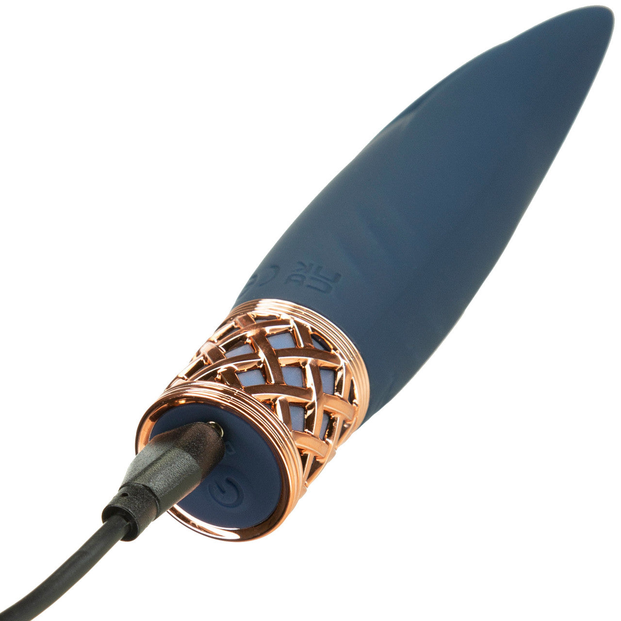 Pillow Talk Secrets Playful Rechargeable Silicone Clitoral Massager - Blue & Rose Gold