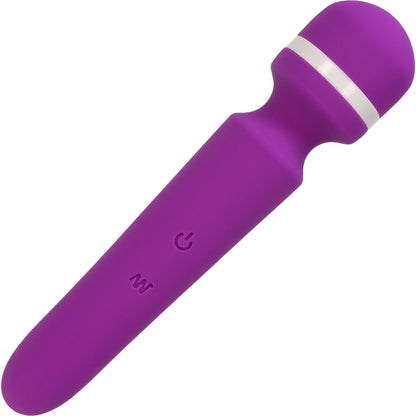 Wonderlust Destiny Silicone Rechargeable Wand Massager - Purple