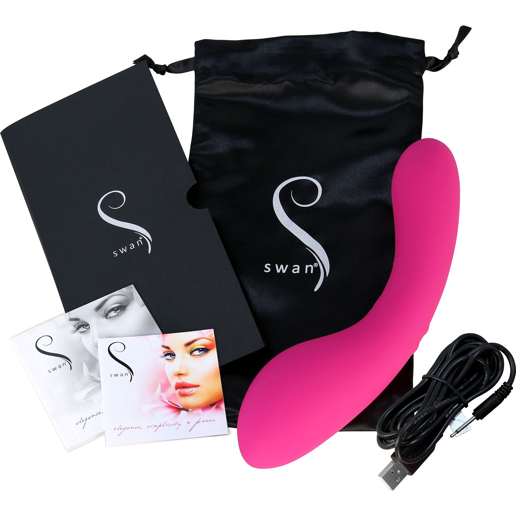 The Swan Wand Rechargeable Waterproof Silicone Vibrator