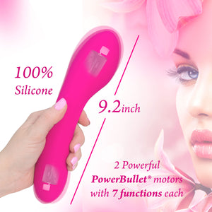 The Swan Wand Rechargeable Waterproof Silicone Vibrator
