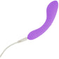 The Mini Swan Wand Rechargeable Waterproof Silicone Glow In The Dark G-Spot Vibrator - Purple