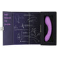 The Mini Swan Wand Rechargeable Waterproof Silicone Glow In The Dark G-Spot Vibrator - Purple