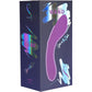 The Mini Swan Wand Rechargeable Waterproof Silicone Glow In The Dark G-Spot Vibrator - Purple