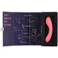 The Mini Swan Wand Rechargeable Waterproof Silicone Glow In The Dark G-Spot Vibrator - Pink