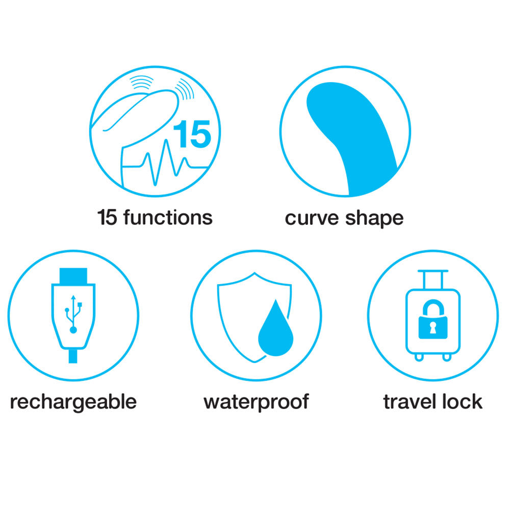 Happy Rabbit® Slimline Curve Silicone Rabbit Vibrator