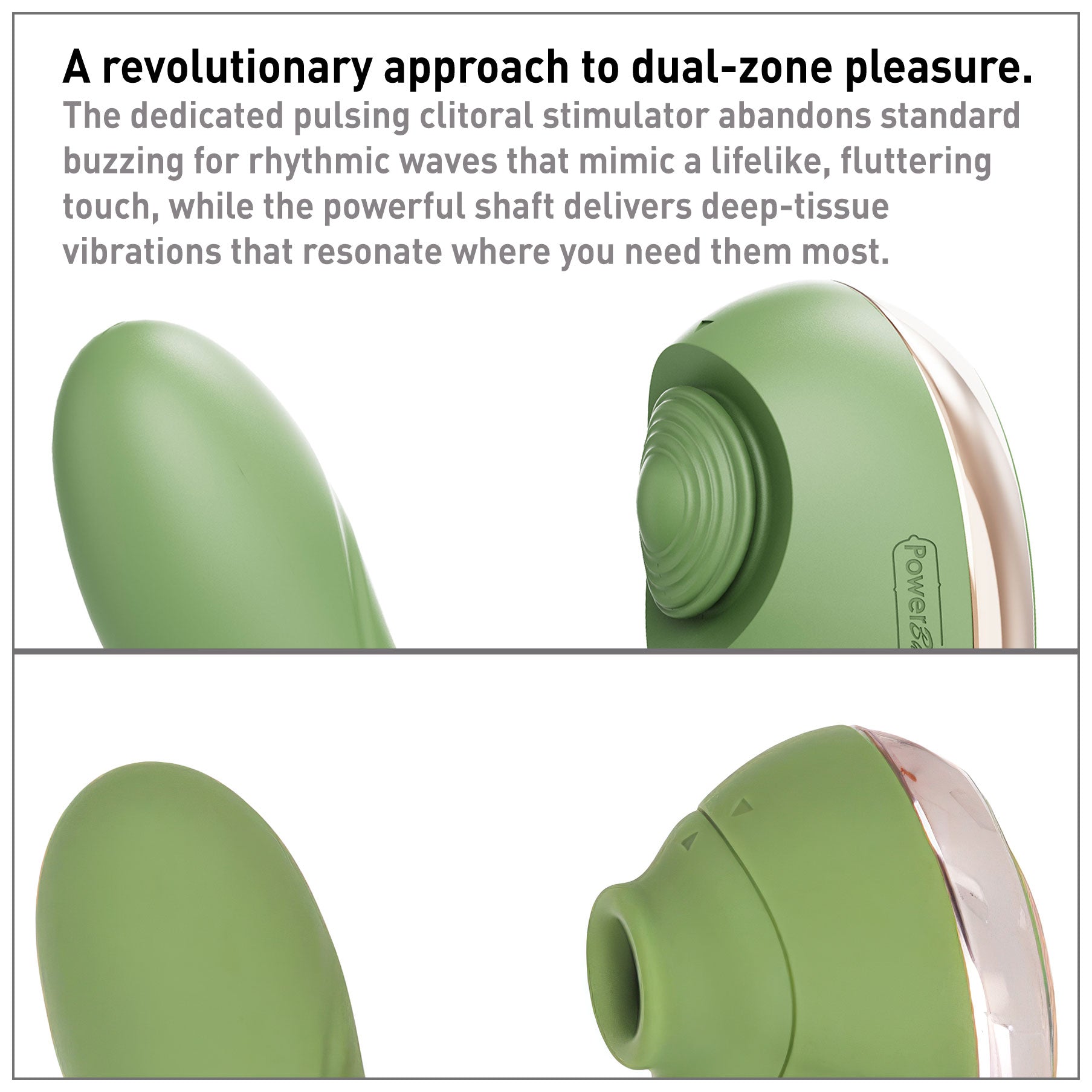 Swan® Reign Dual Stimulation Pulsing Silicone Vibrator