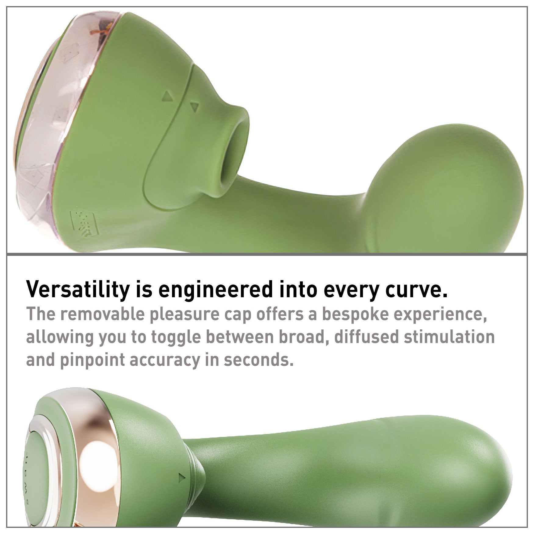 Swan® Reign Dual Stimulation Pulsing Silicone Vibrator