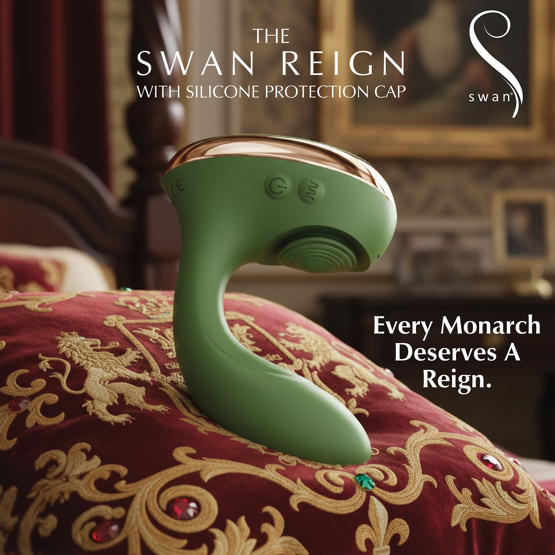 Swan® Reign Dual Stimulation Pulsing Silicone Vibrator