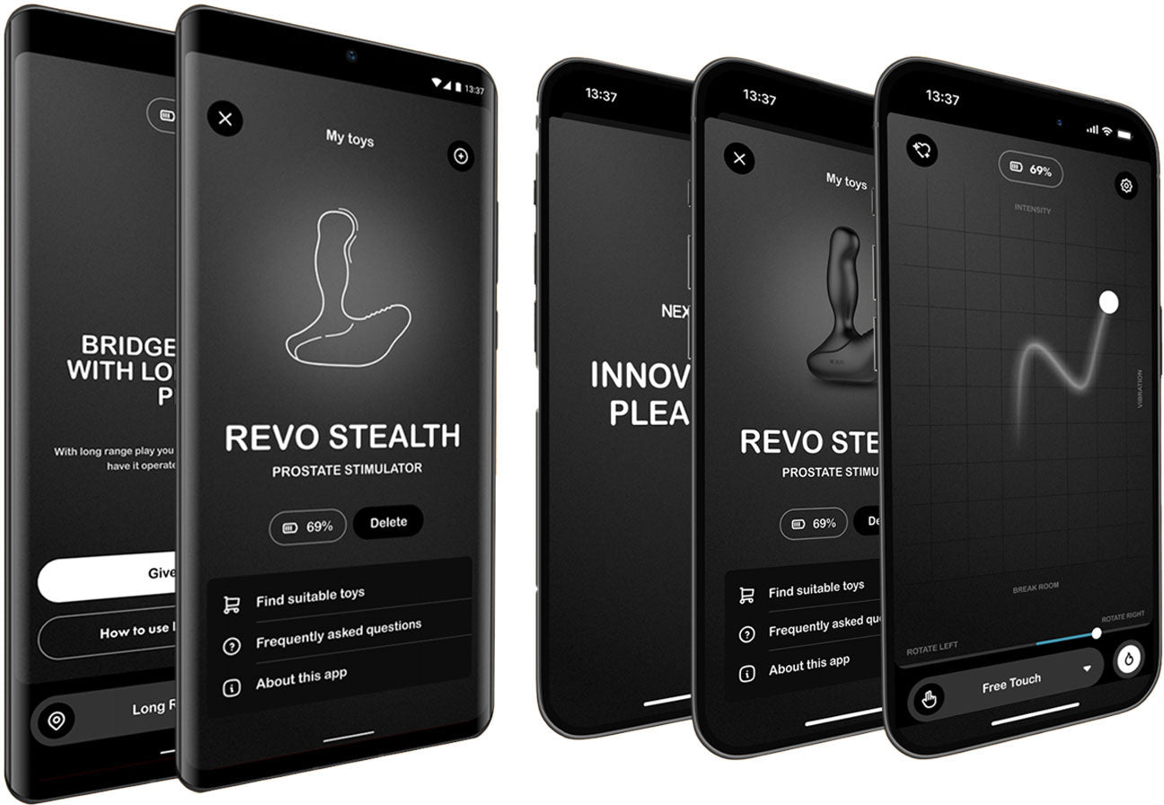 Nexus Revo Stealth App Enabled Rotating Vibrating Prostate Massager With Remote