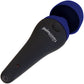 PalmPower Recharge Waterproof Wand Massager With Removable Silicone Cap - Blue