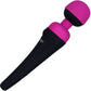 PalmPower Recharge Waterproof Wand Massager With Removable Silicone Cap - Fuschia