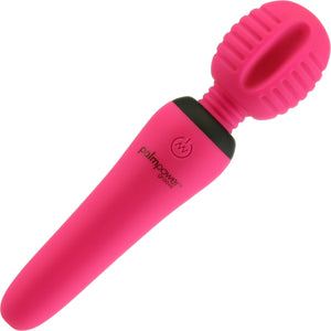 PalmPower Groove Mini Rechargeable Wand Massager - Fuchsia